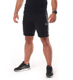 Shorts Octagon Stripe schwarz/weiß