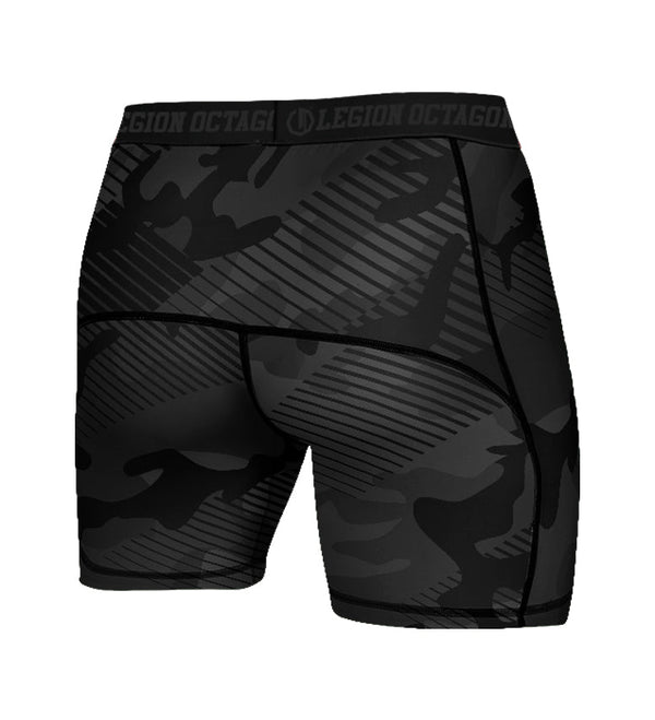 Spodenki kompresyjne Legion Octagon Black Line Camo