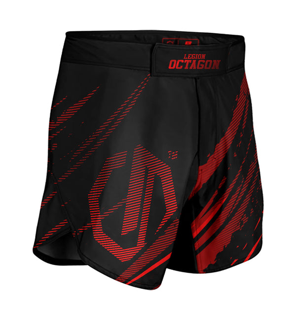 Spodenki szorty MMA Legion Octagon Escape black/red