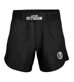 MMA-Shorts Octagon Small Logo schwarz/weiß