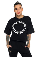 T-Shirt Octagon Damen RING schwarz