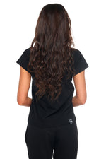 T-Shirt Octagon Damen SINCE 2010 schwarz