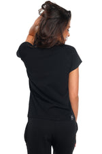 T-Shirt Octagon Damen SINCE 2010 schwarz