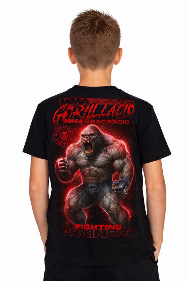 T-Shirt Legion Octagon Kinder Brainrot Gorillacio MMAssacracio