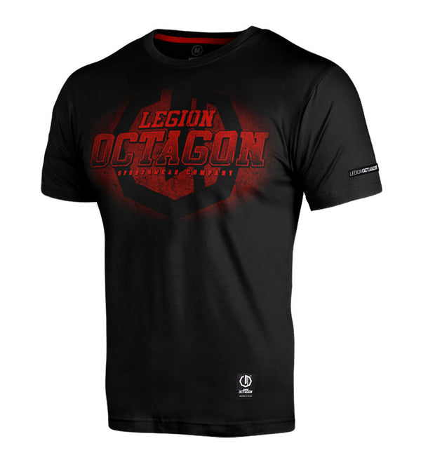 T-Shirt Legion Octagon Conquest schwarz/rot