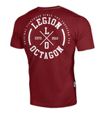 T-Shirt Legion Octagon LO bordeaux