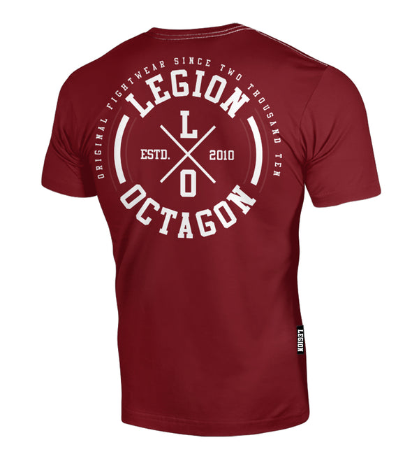 T-Shirt Legion Octagon LO bordeaux