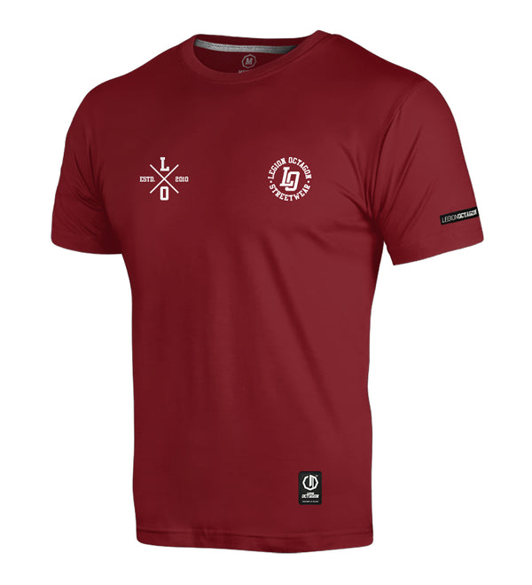 T-Shirt Legion Octagon LO bordeaux