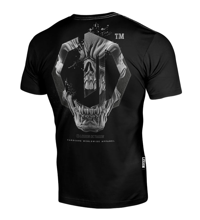 T-Shirt Legion Octagon Skull schwarz
