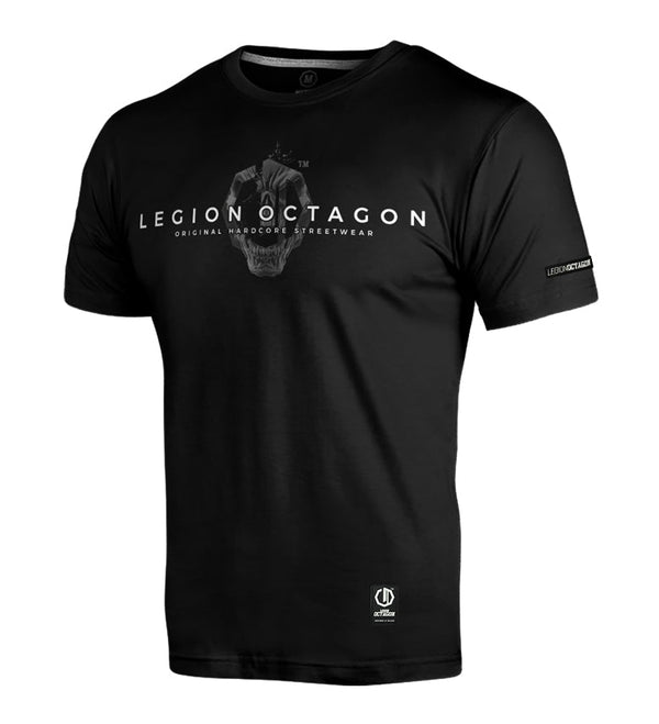 T-shirt Dames Legion Octagon Skull black