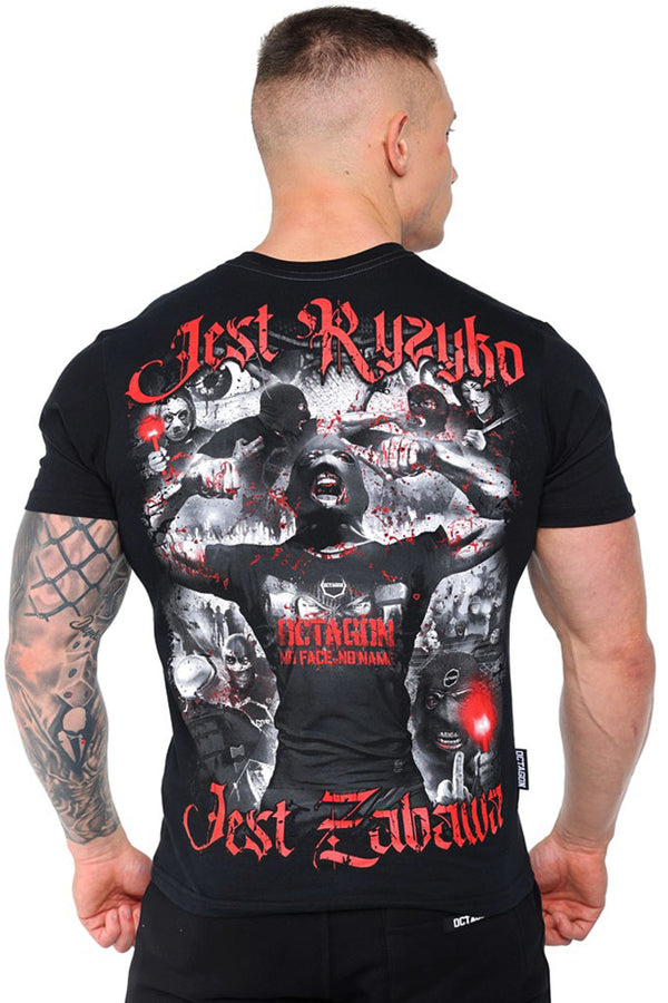 T-Shirt Octagon Jest Ryzyko Jest Zabawa 2 schwarz