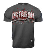 T-Shirt Octagon Keine Action ohne Schmerz graphit