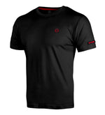 T-Shirt Octagon Small Logo schwarz / rot