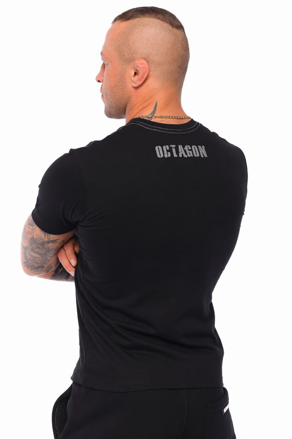 T-Shirt Octagon Tyle Szans Ile Odwagi 2 schwarz