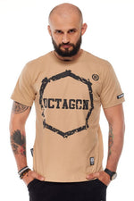 T-Shirt Octagon Zähne beige