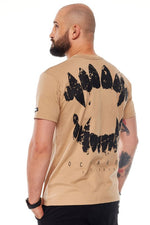 T-Shirt Octagon Zähne beige