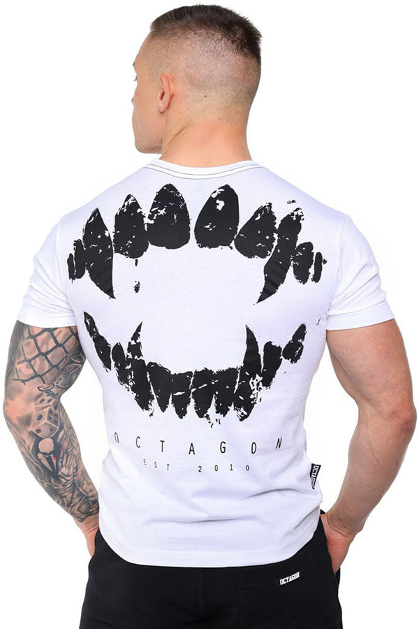 T-shirt Octagon Zęby white