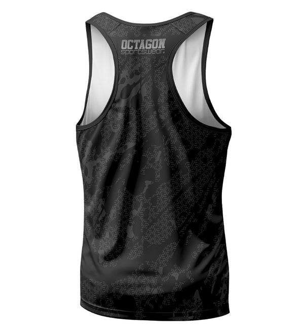 Tank Top sportowy Octagon Geo Grunge