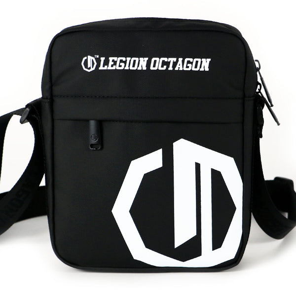 Umhängetasche Legion Octagon Siena schwarz/weiß