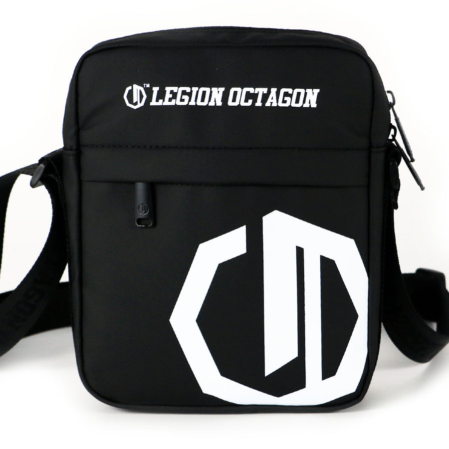 Umhängetasche Legion Octagon Siena schwarz/weiß