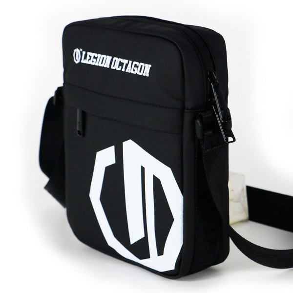 Umhängetasche Legion Octagon Siena schwarz/weiß